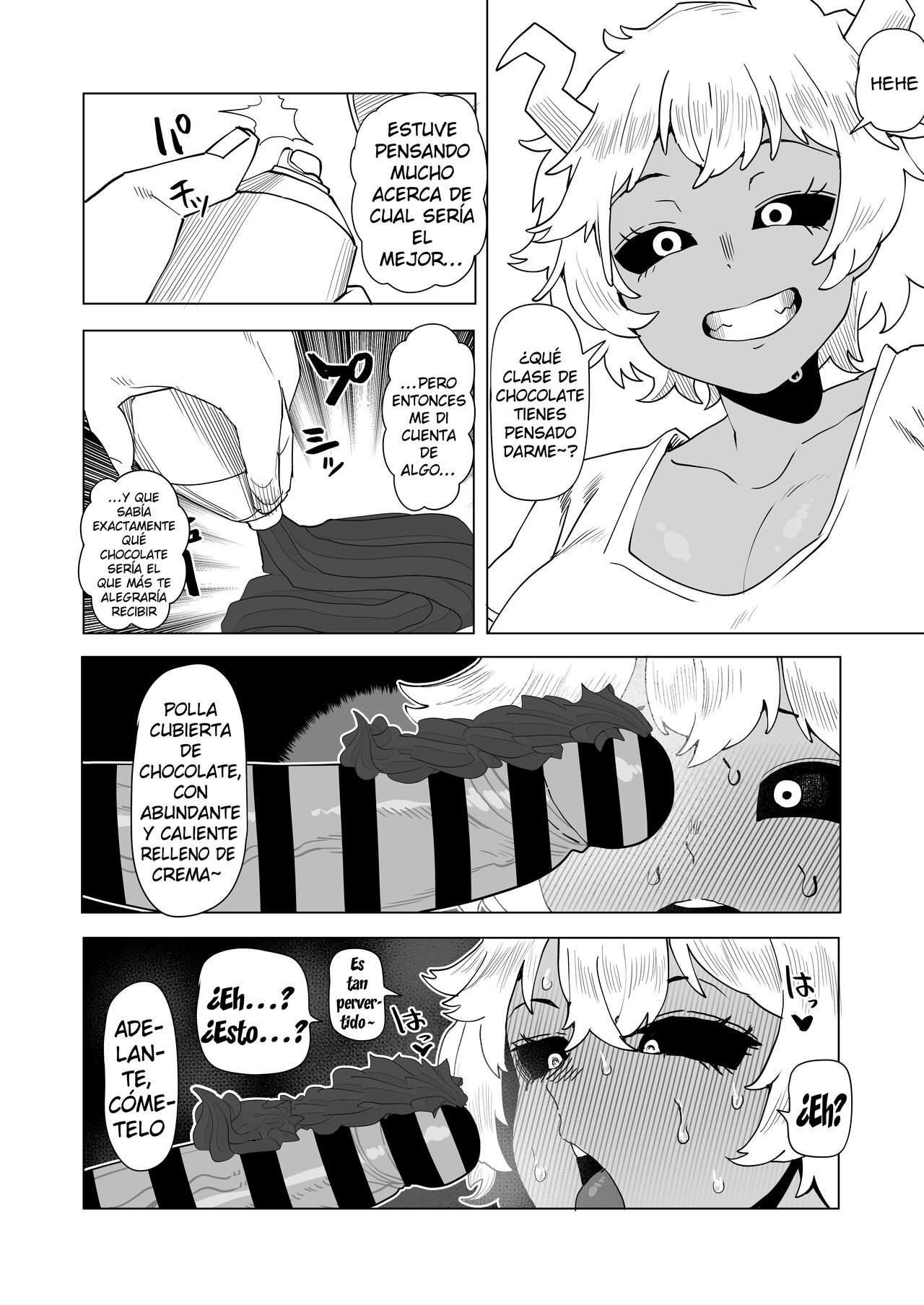 Teisou Gyakuten Mono Valentine no Baai | Academia de Héroes &amp; una Moralidad Invertida 14: ~San Valentín~ page 4 full