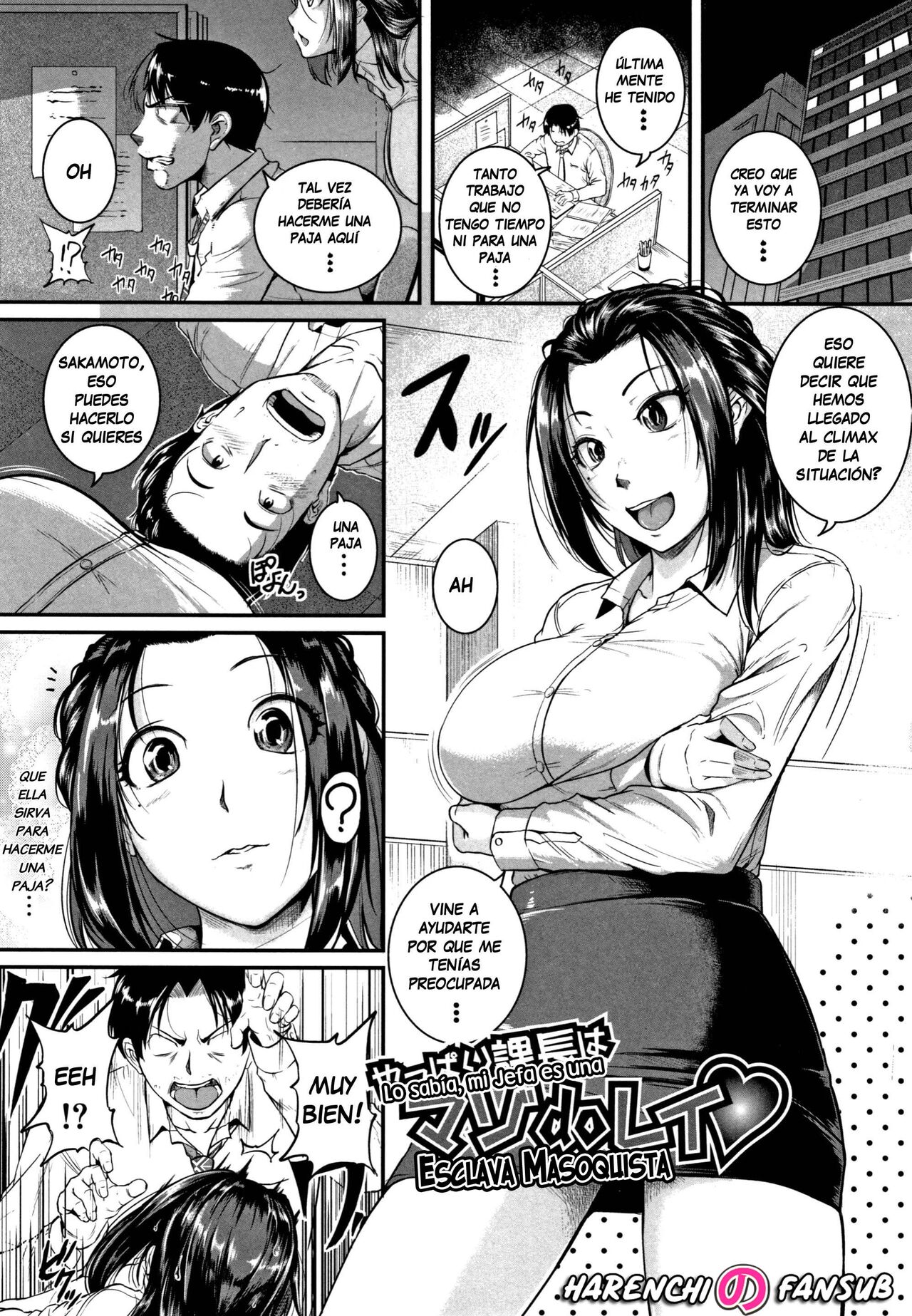 Yappari Kachou ha MazoDoRei♥ | Lo sabia, Mi Jefa es una Esclava Masoquista page 1 full