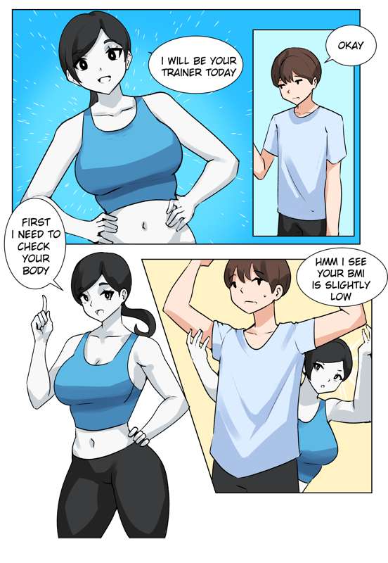 Wii Fit Girl Comic page 2 full