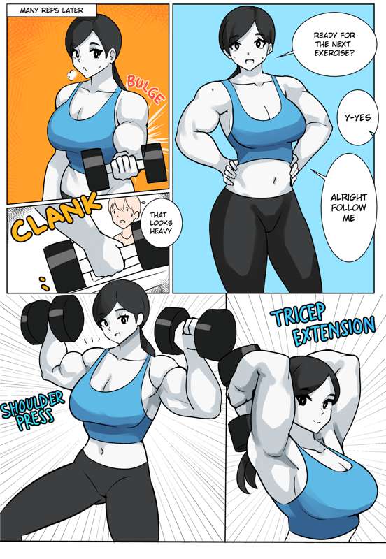 Wii Fit Girl Comic page 4 full