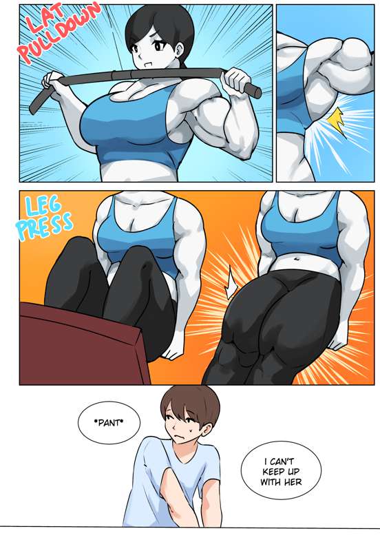Wii Fit Girl Comic page 5 full