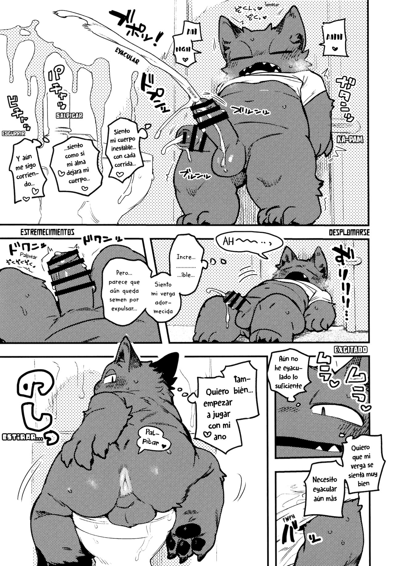 Nekoda-kun Toire de nu!!! | Nekoda en el baño page 10 full