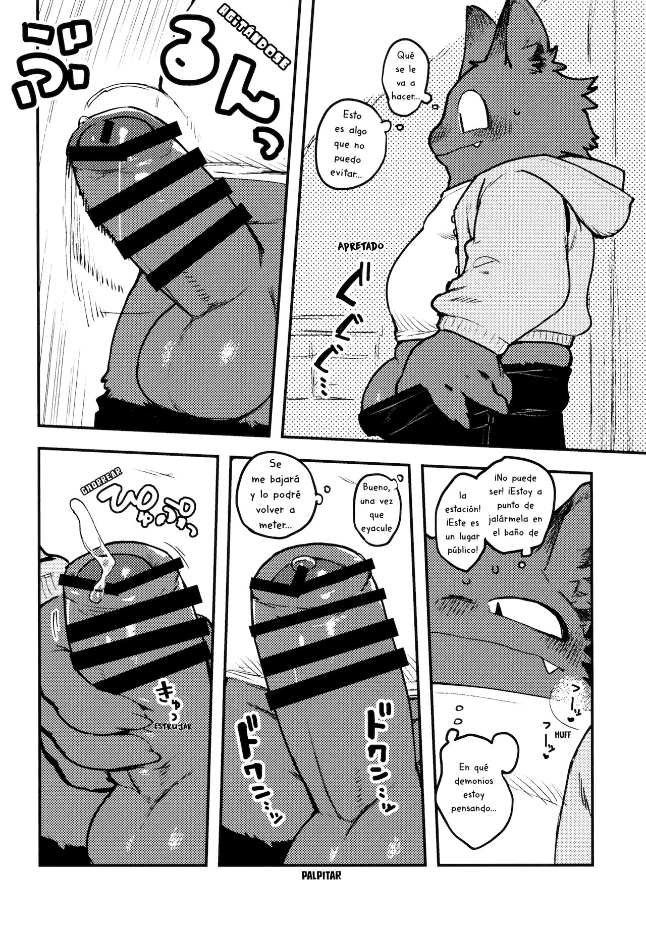 Nekoda-kun Toire de nu!!! | Nekoda en el baño page 3 full