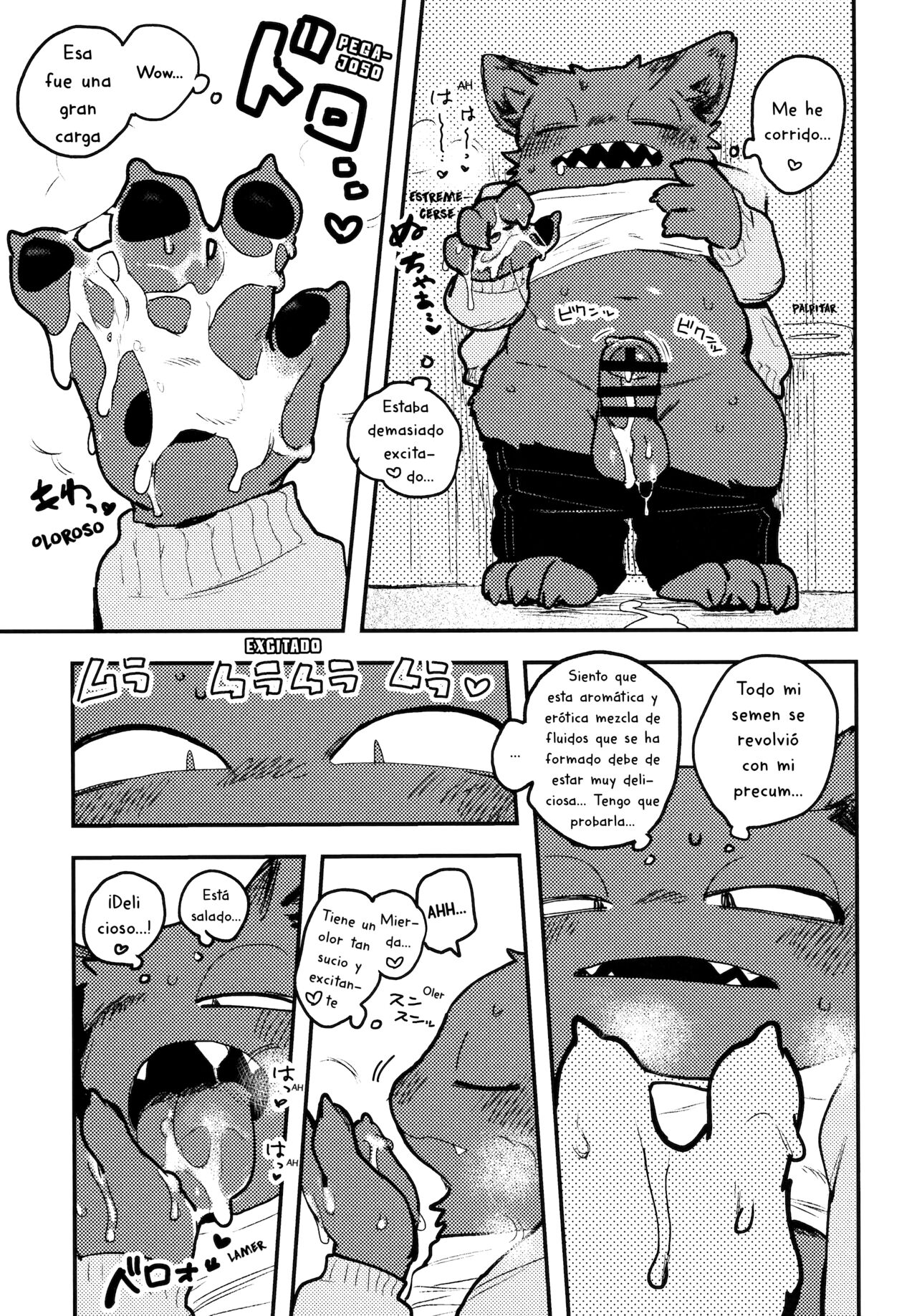 Nekoda-kun Toire de nu!!! | Nekoda en el baño page 6 full