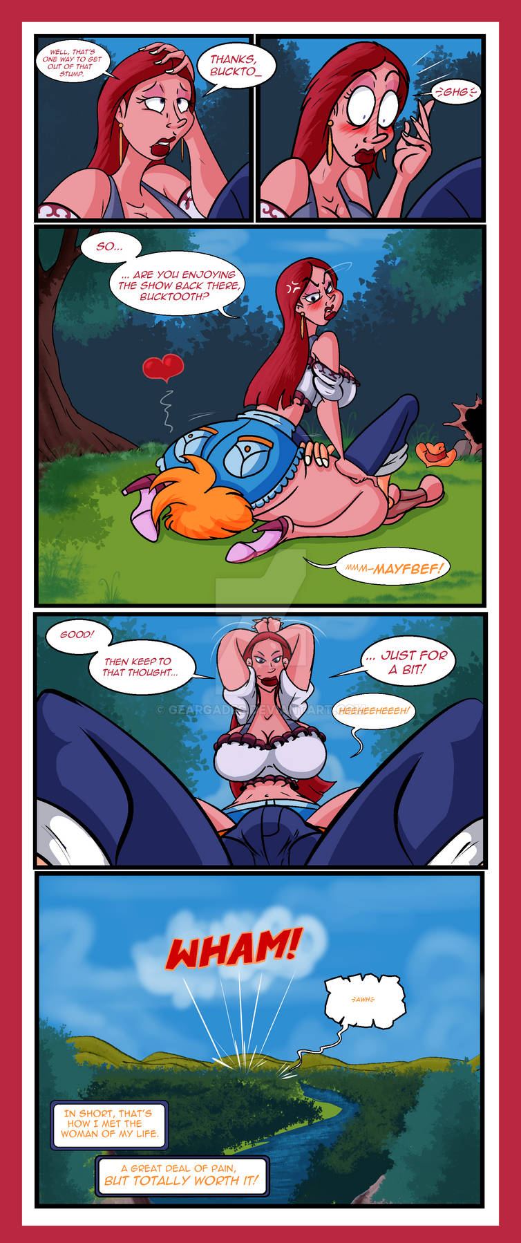 Johnny and Marshie - A House of Boobs page 5 full