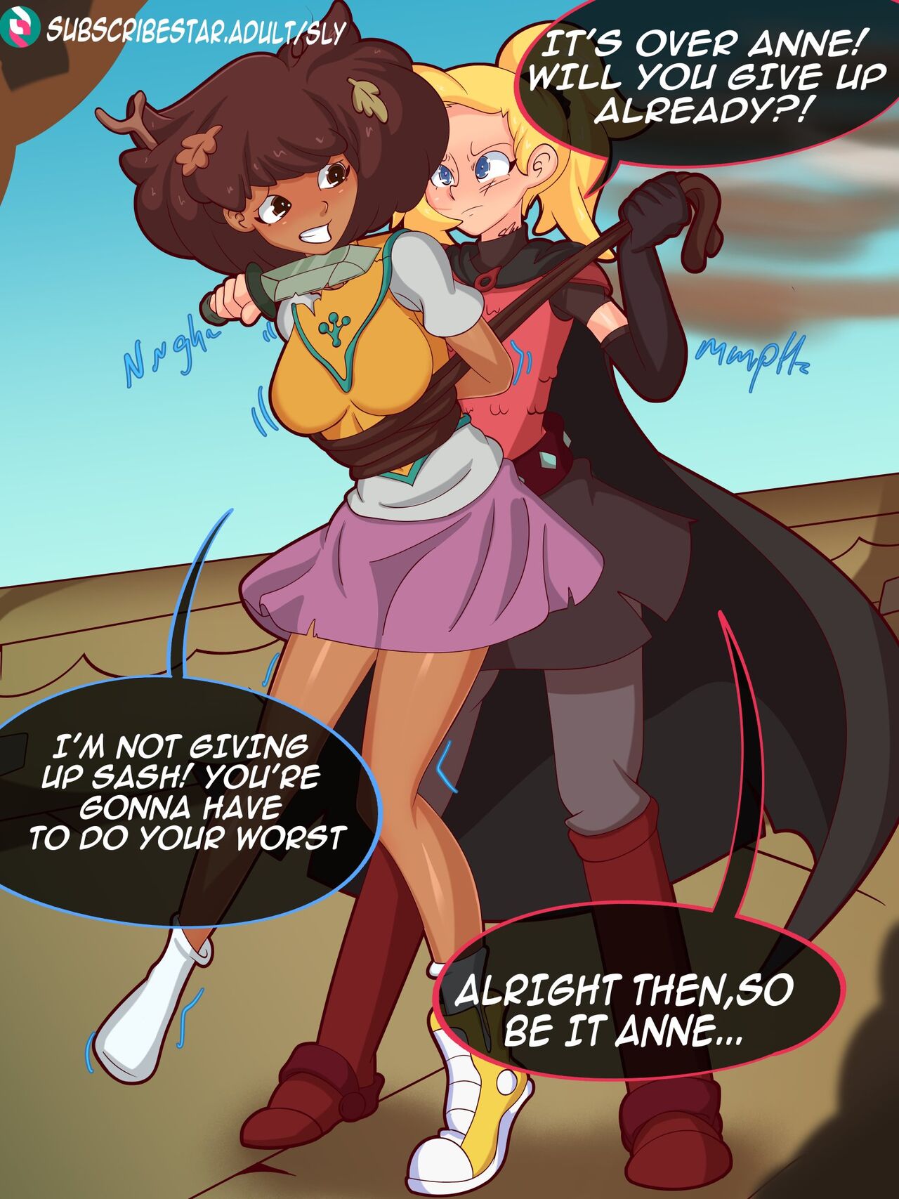Anne captured by Sasha page 1 full