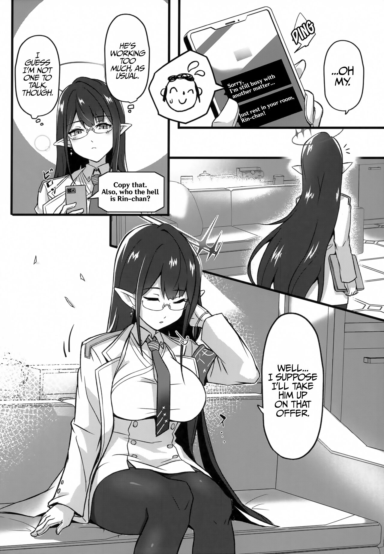 Utatanechuu no Nanagami Rin to... | With A Sleeping Nanagami Rin... page 5 full