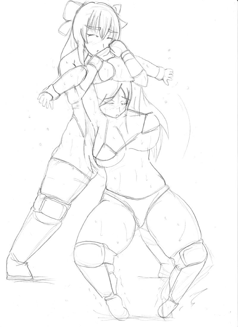 wrestling girl page 4 full