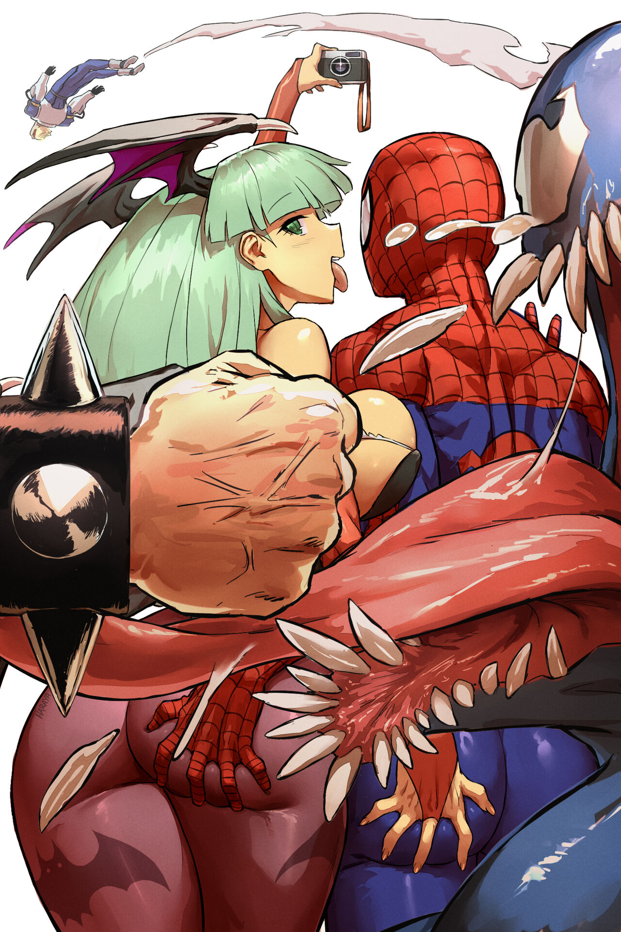 Morrigan x Spidey page 3 full