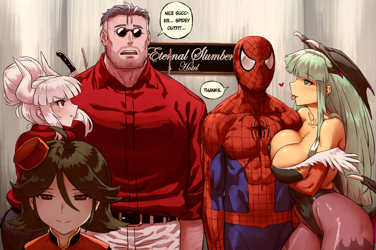 Morrigan x Spidey page 5 full