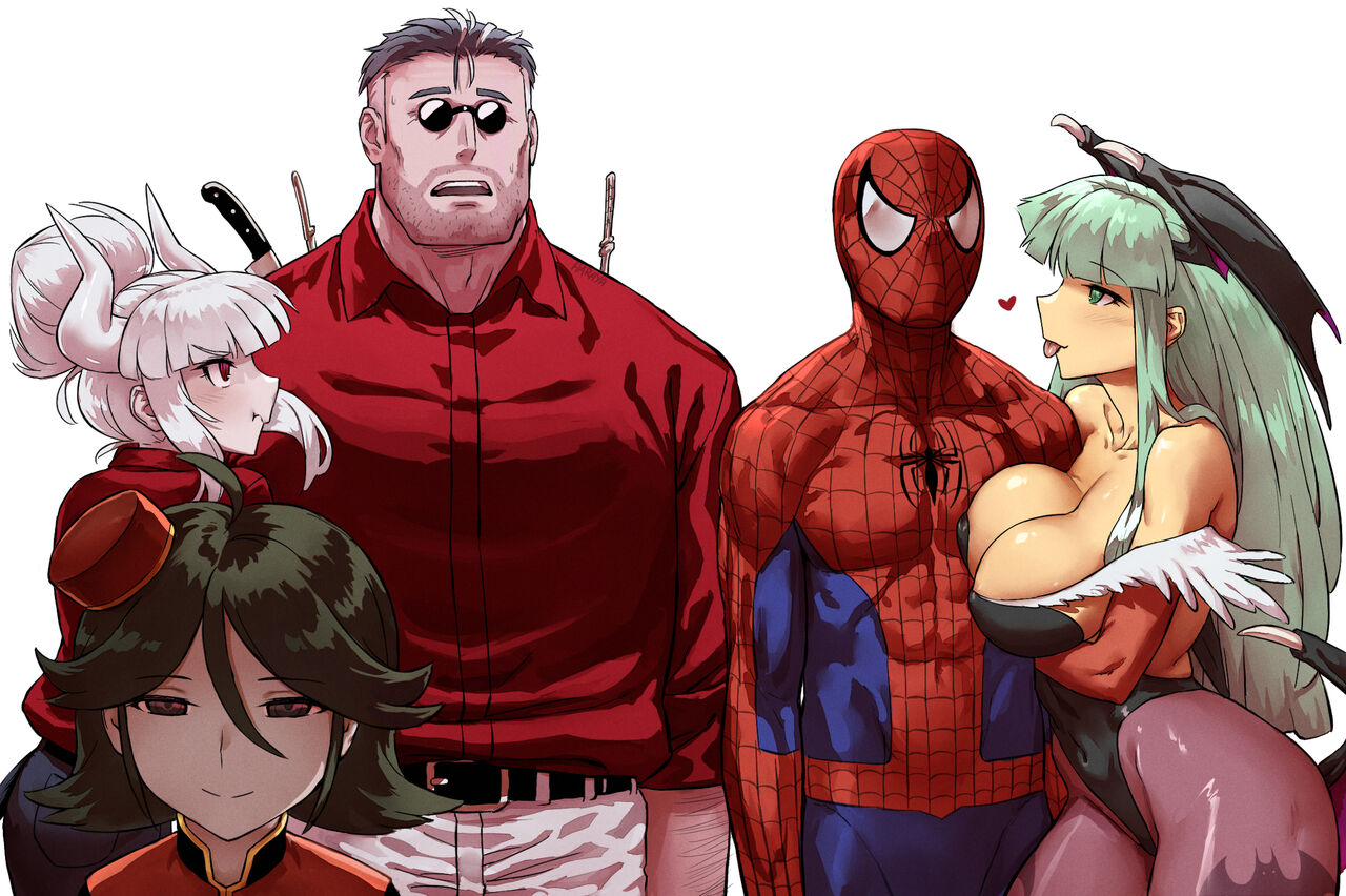 Morrigan x Spidey page 7 full
