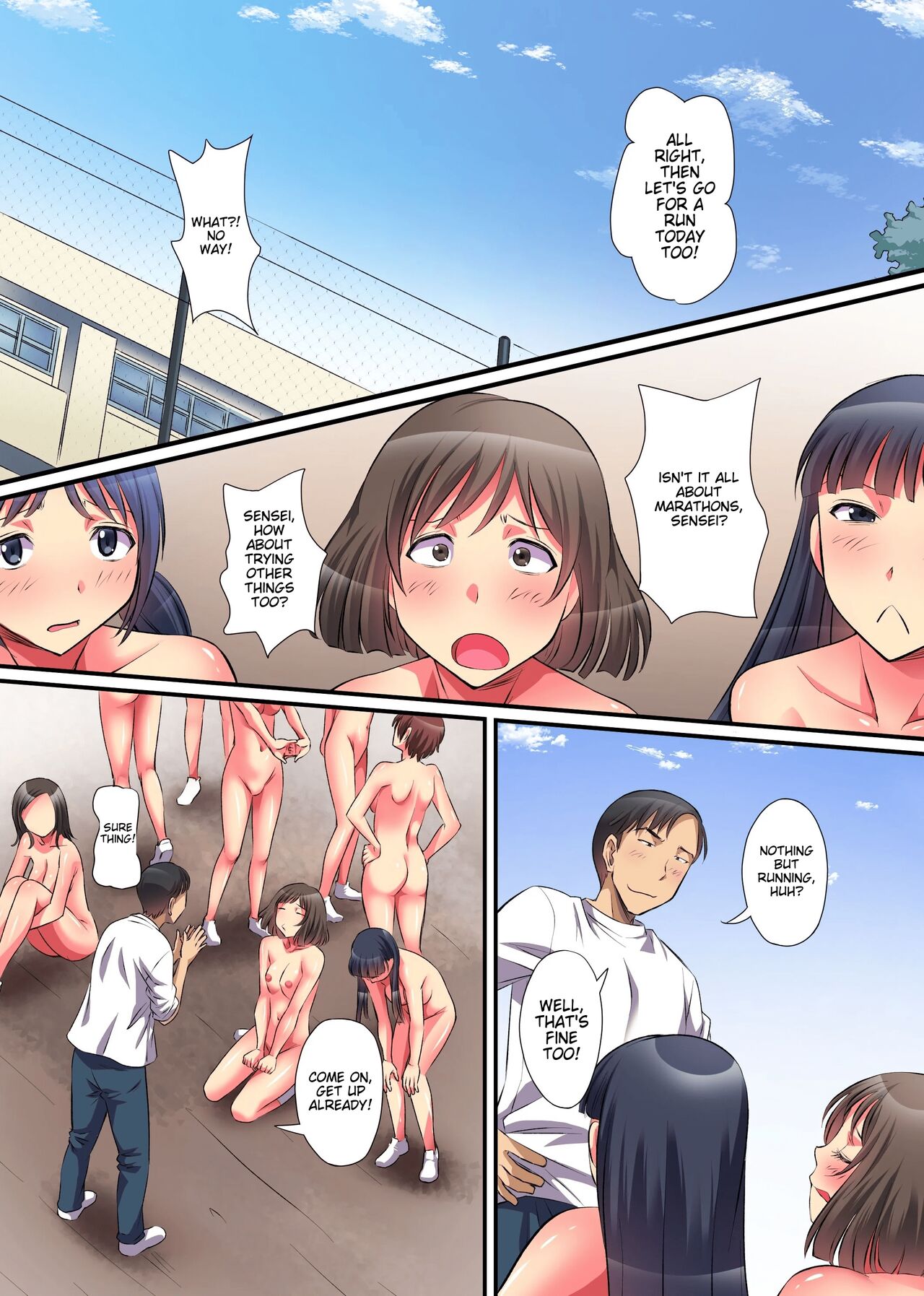Saimin Harem Kyoushi Seikatsu ~Zenin Zenra no Joshi Seito ni Itsudemo Dokodemo Namahame Namadashi OK na Gakuen~ | Life as Hypnotist Teacher ~ Cum in Any Student You Want ~ page 3 full