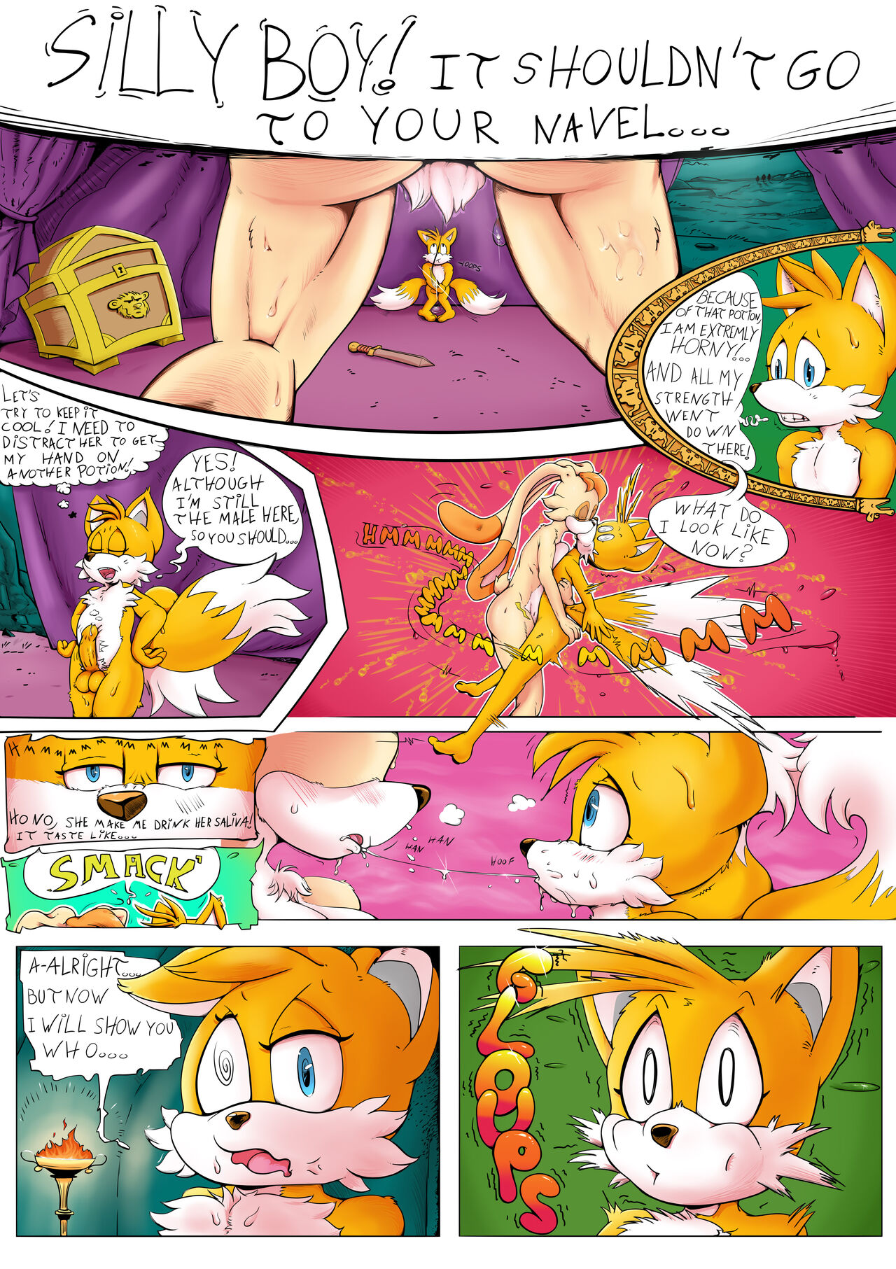 Vanilla Kidnap 2: Tails pays the price! page 7 full