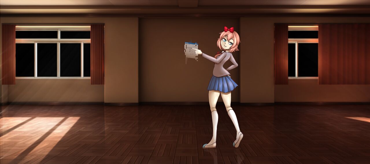 Sayori's booby madness page 1 full
