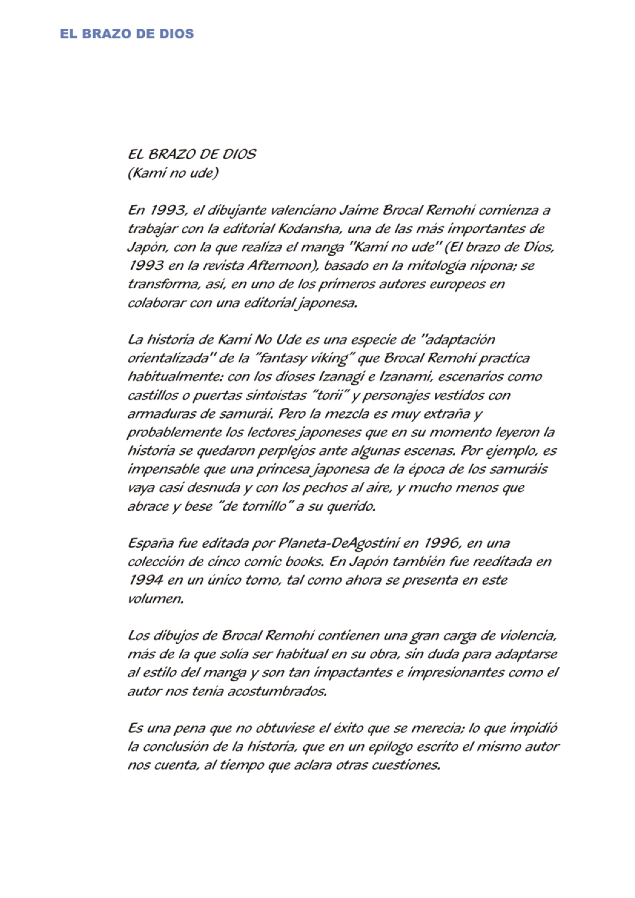 El Brazo de Dios page 5 full