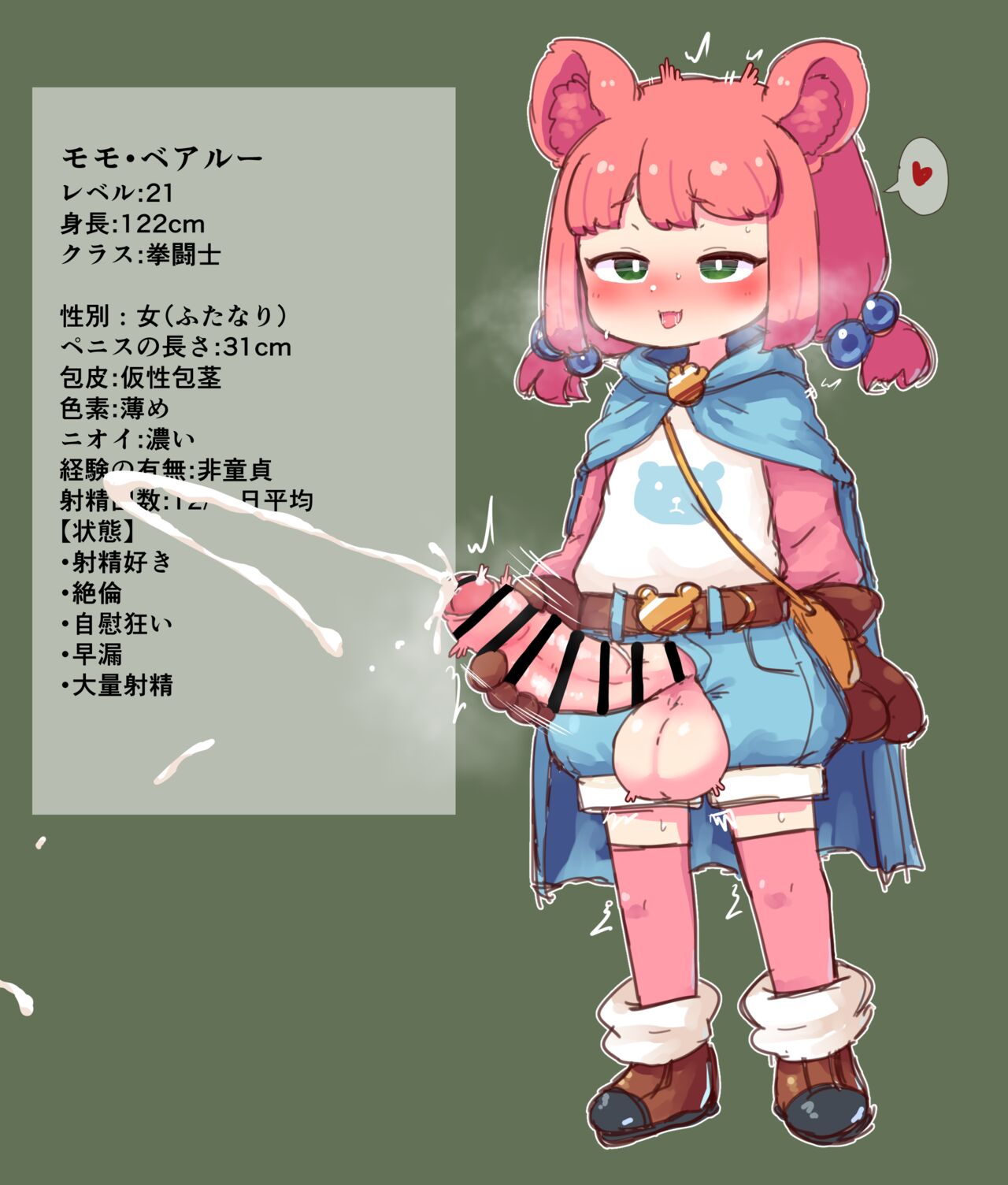Rakugaki Futanari Boukensha + Kemomimi Futanari Boukensha no Chotto Kagekina Hitori Asobi page 3 full