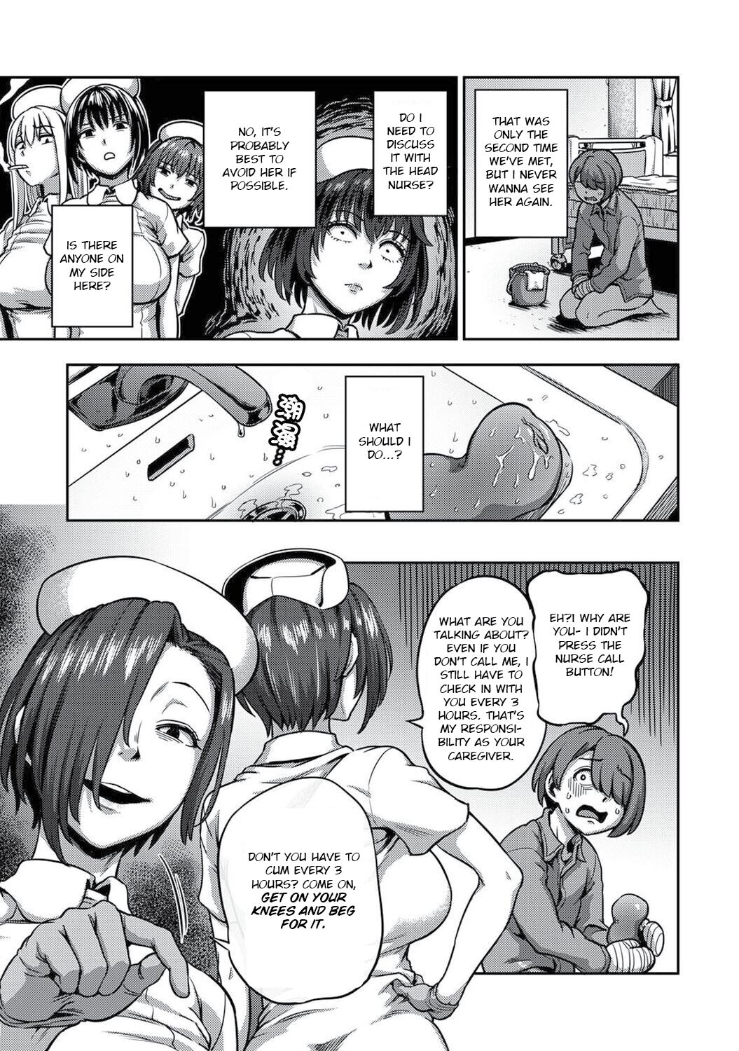 Sakusei Byoutou ~Seikaku Saiaku no Nurse shika Inai Byouin de Shasei Kanri Seikatsu~ Ch. 6 | Life in a Hospital With Only the Worst Nurses! Ch. 6 page 9 full