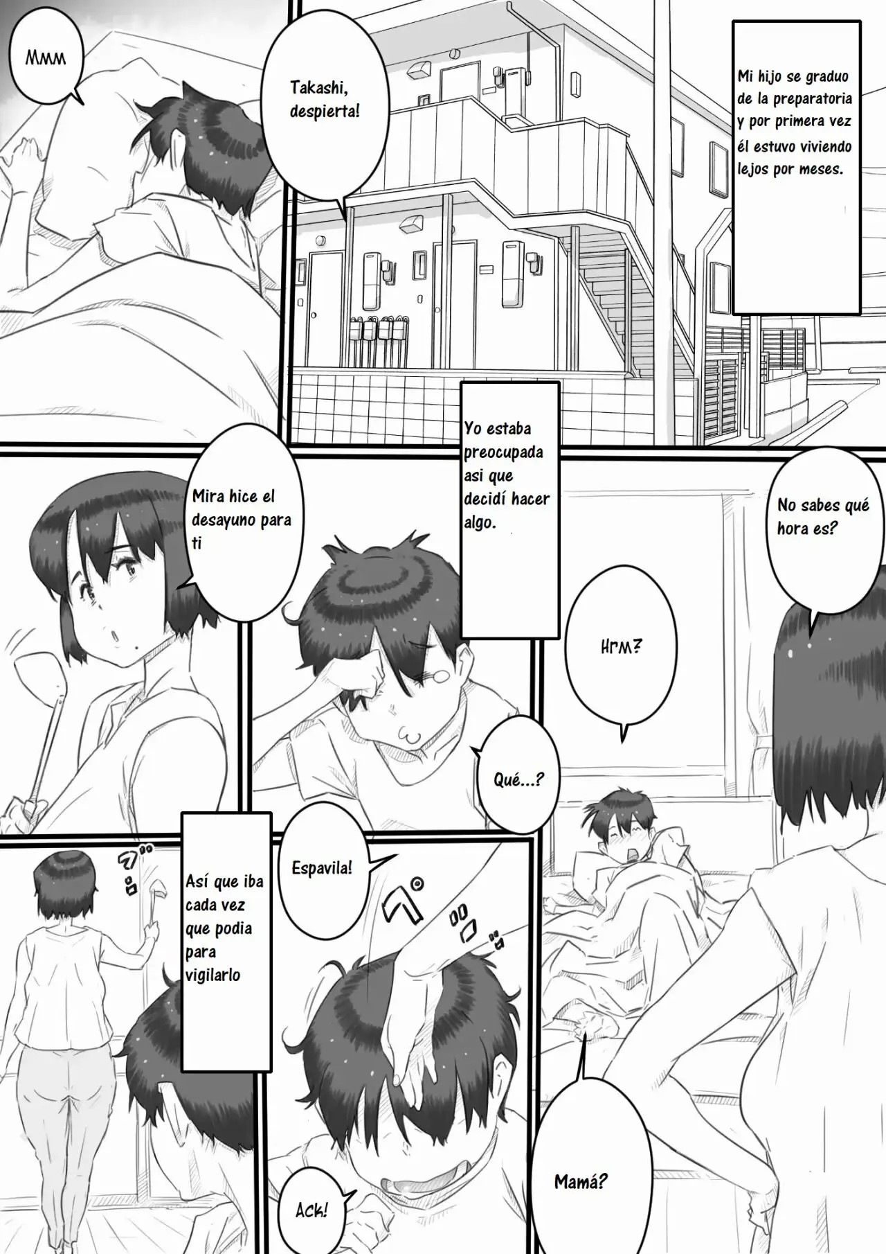 Hitorigurashi no Musuko no Heya de | Staying over at my son's apartment page 2 full