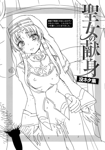 Seijo no Kenshin Toranoana Kounyu Tokuten 4P Leaflet Seijo no Kenshin Botsunetashuu cover