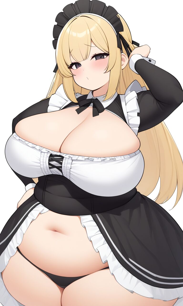 BBW Anime Maid page 2 full