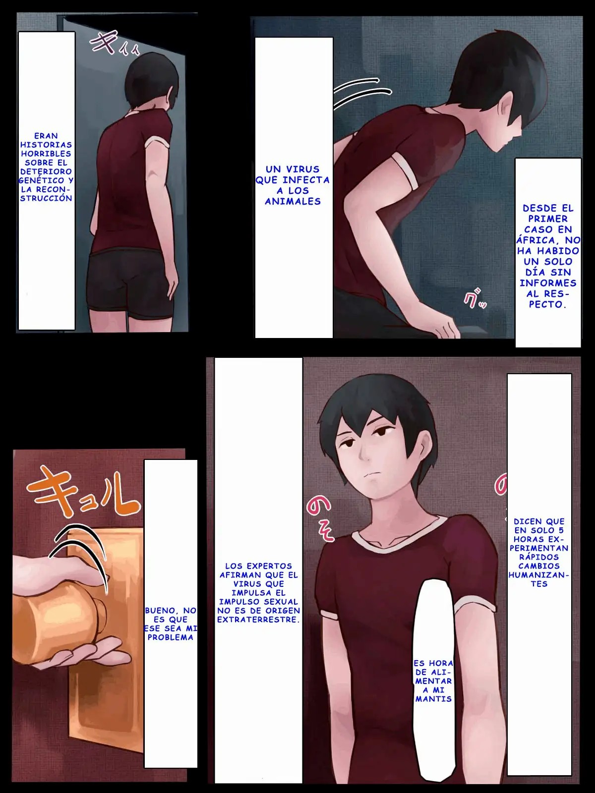 Sex with Mantis Girl -Report of Humanizer Virus Infection- page 3 full