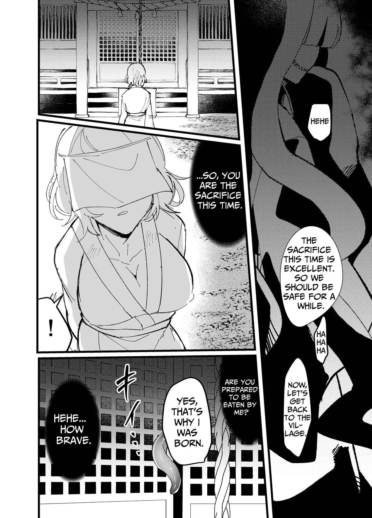 Sacrifice for the Evil God ~Ignorant Sacrificial Lamb's Tentacle &amp; Lewd Crest Pleasure Wedlock~ page 6 full