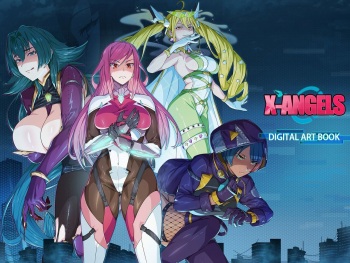 超能X天使 X-Angels Digital Art Book cover