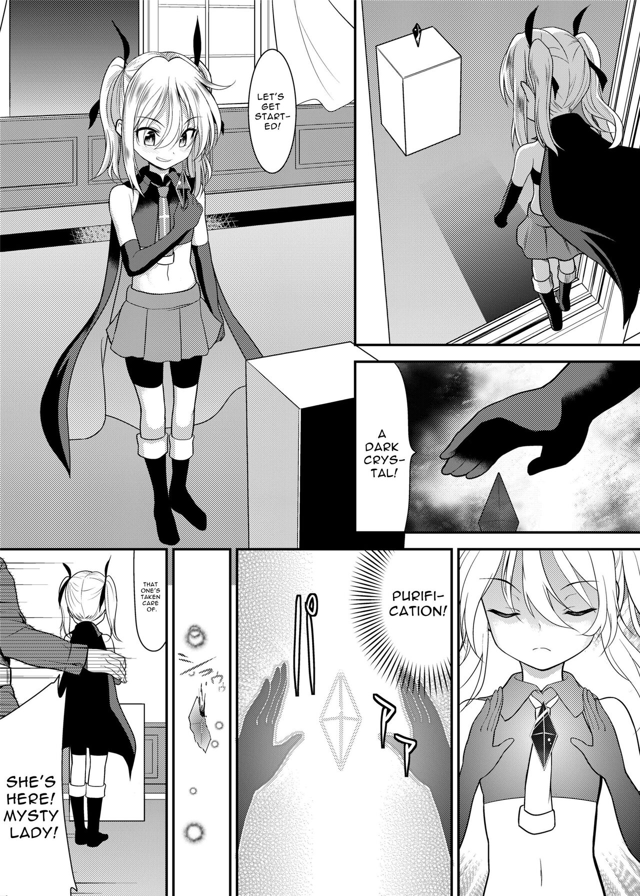 Kaitou Shoujo Mysty Lady ~Muku na Henshin Heroine wa Shokushu to Minshuu ni Otosareru~ | Phantom Thief Misty Lady ~Pure Transforming Heroine Sullied by Tentacles and Scoundrels~ page 2 full