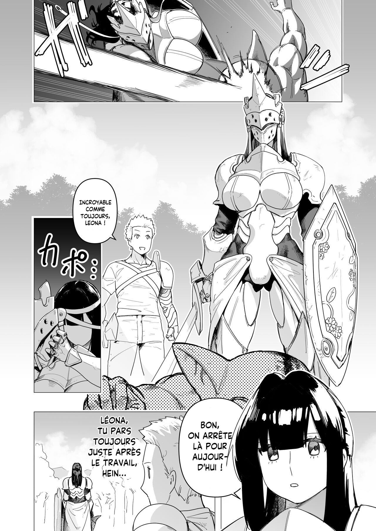 Tank Onna Kishi wa Dakaretai. | La Chevaleresse en Armure Lourde veut être Enlacée page 4 full