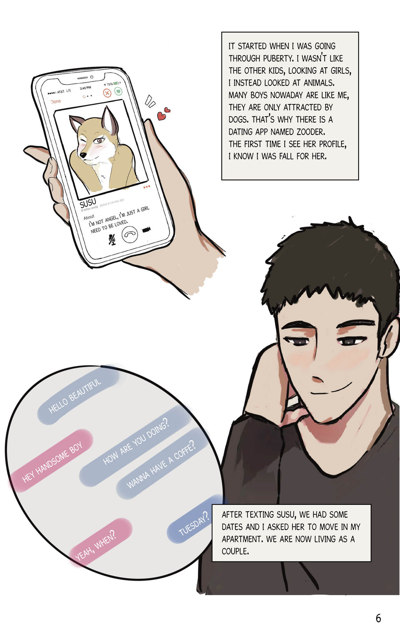 Susu &amp; Her Human Boyfriend page 7 full