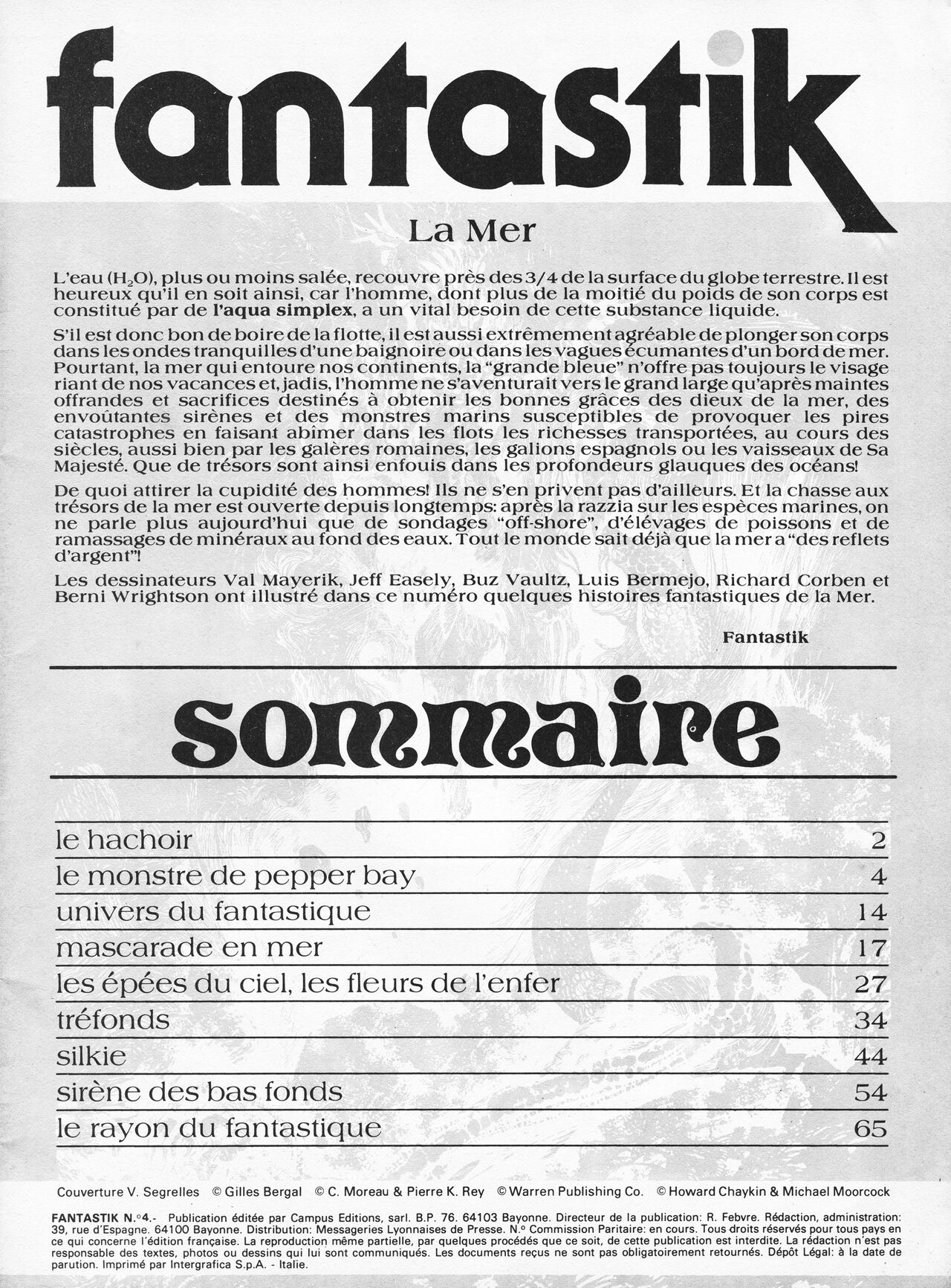 Fantastik #4 - Histoires extraordinaires de la mer page 3 full
