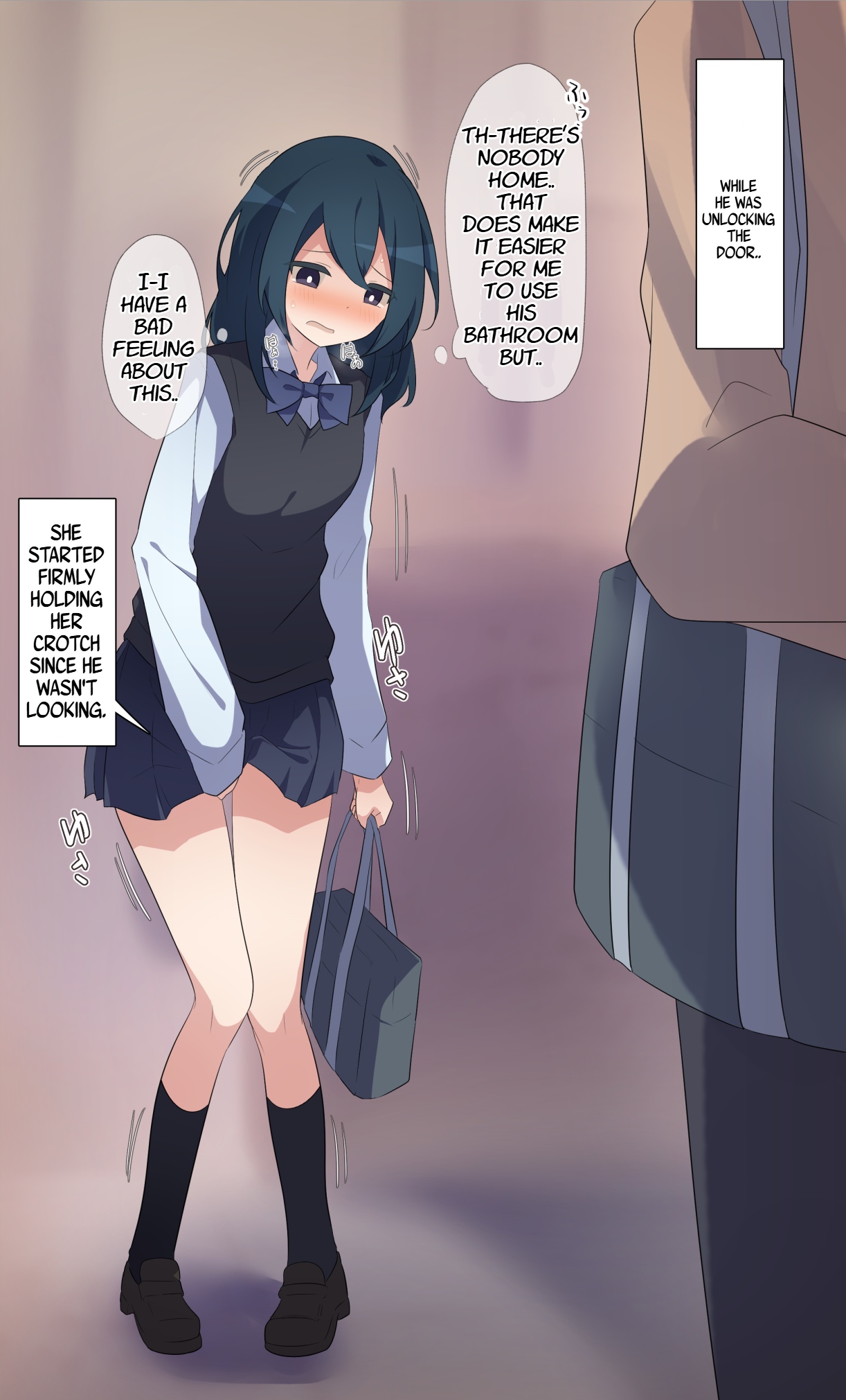 Desperate Girl wets herself due to being teased by her pee-loving boyfriend page 10 full