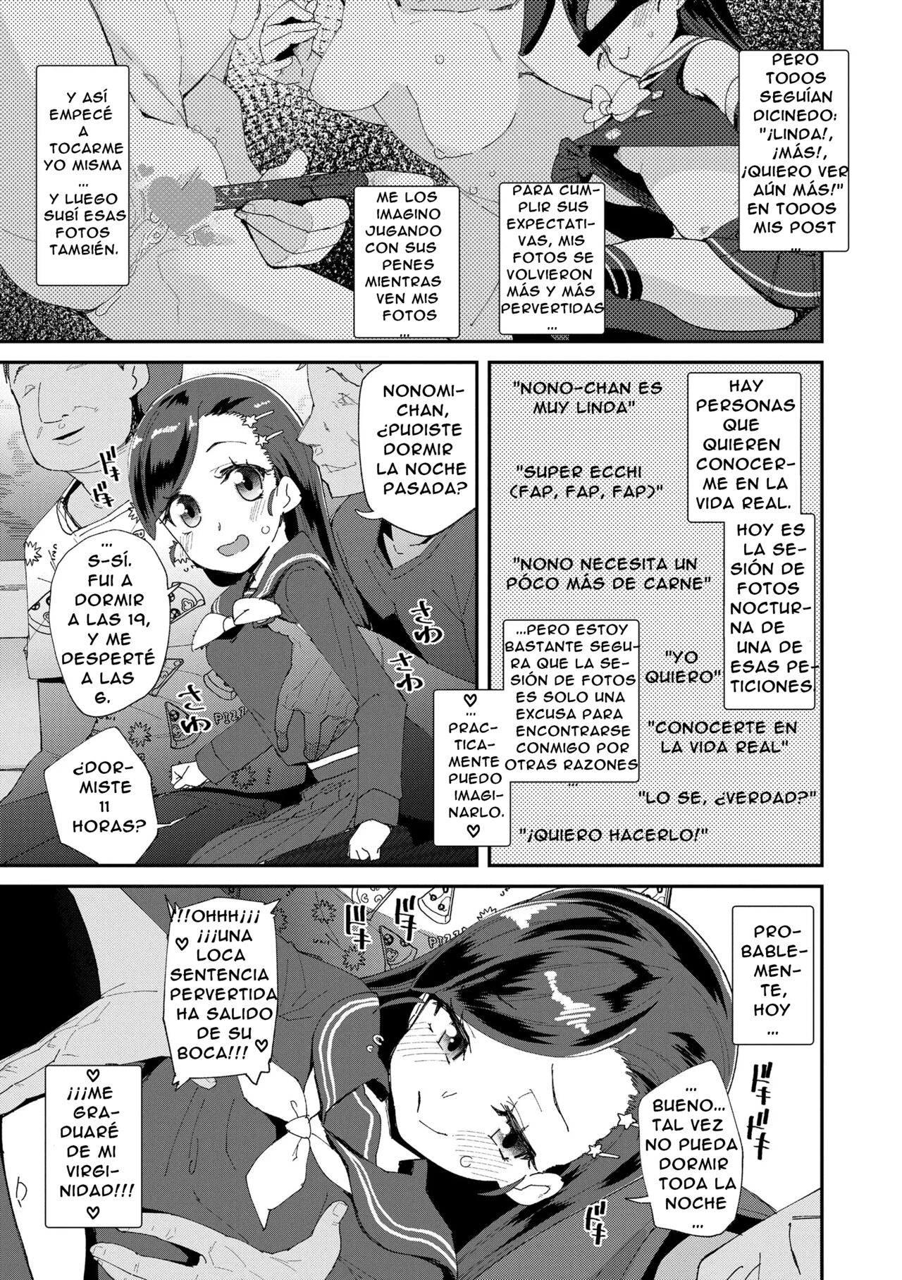 Uraaka Yatteru Nonomi-chan -Koshitsu Onsen Dosukebe Gasshuku- | La Cuenta Secreta De Nonomi-Chan page 3 full