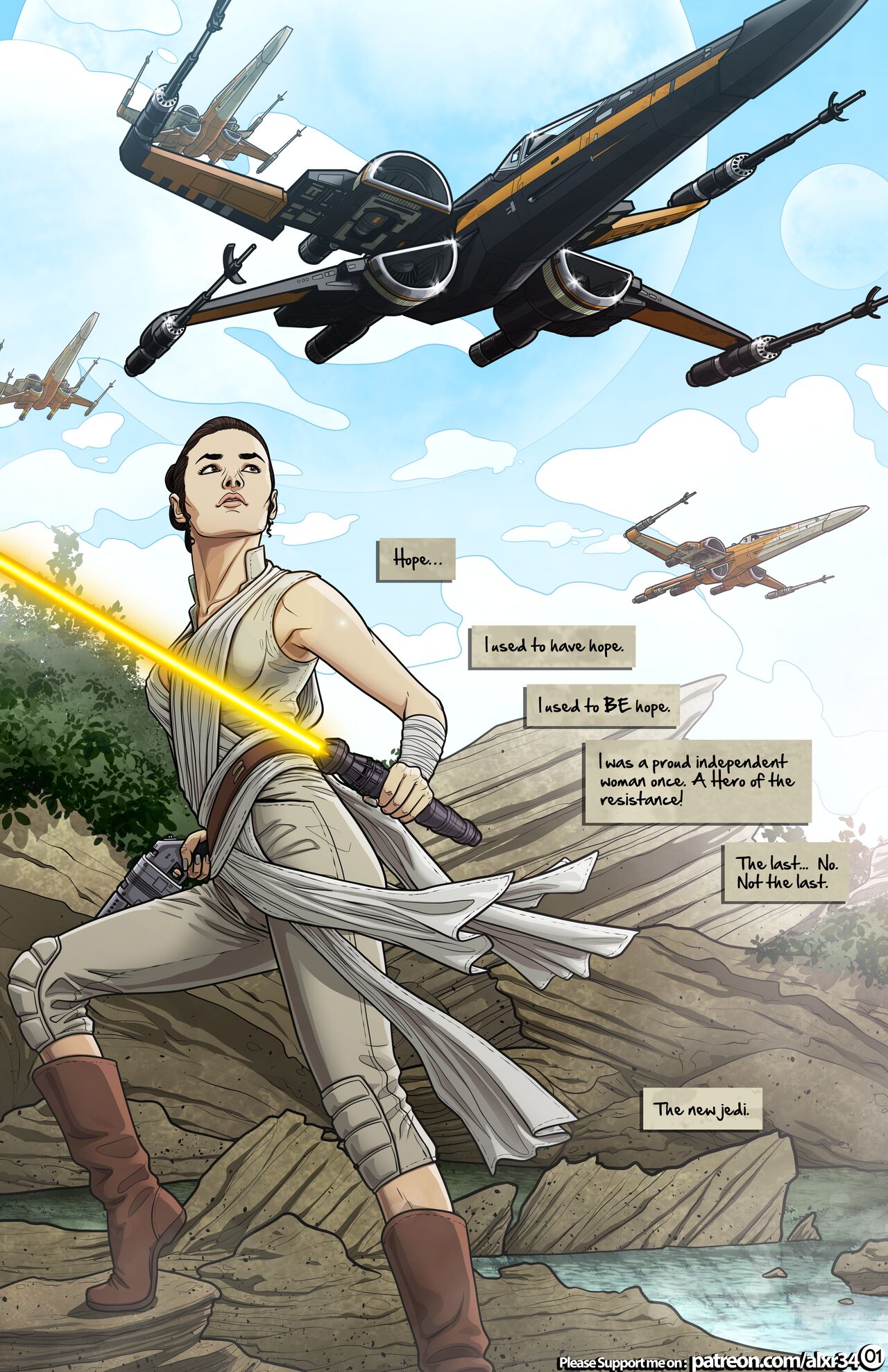 Star Wars: A Complete Guide to Wookie Sex VI: Hope page 3 full
