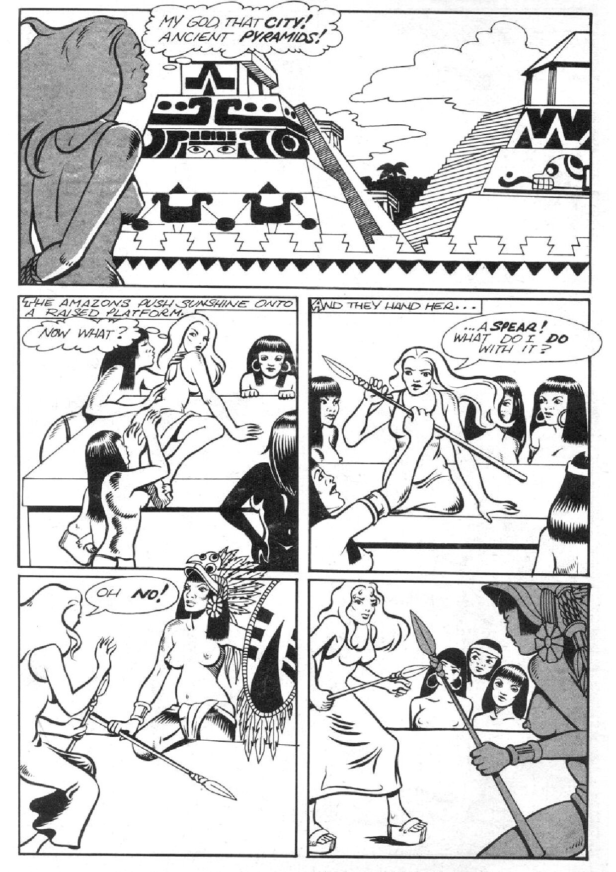 Girl Fight Comics #2 page 6 full