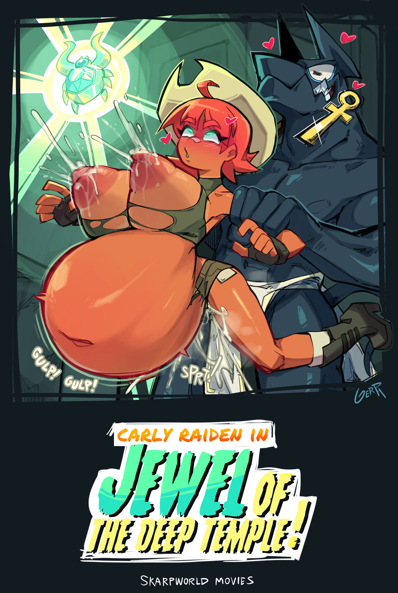 Carly Raiden in Jewel of Deep temple page 7 full