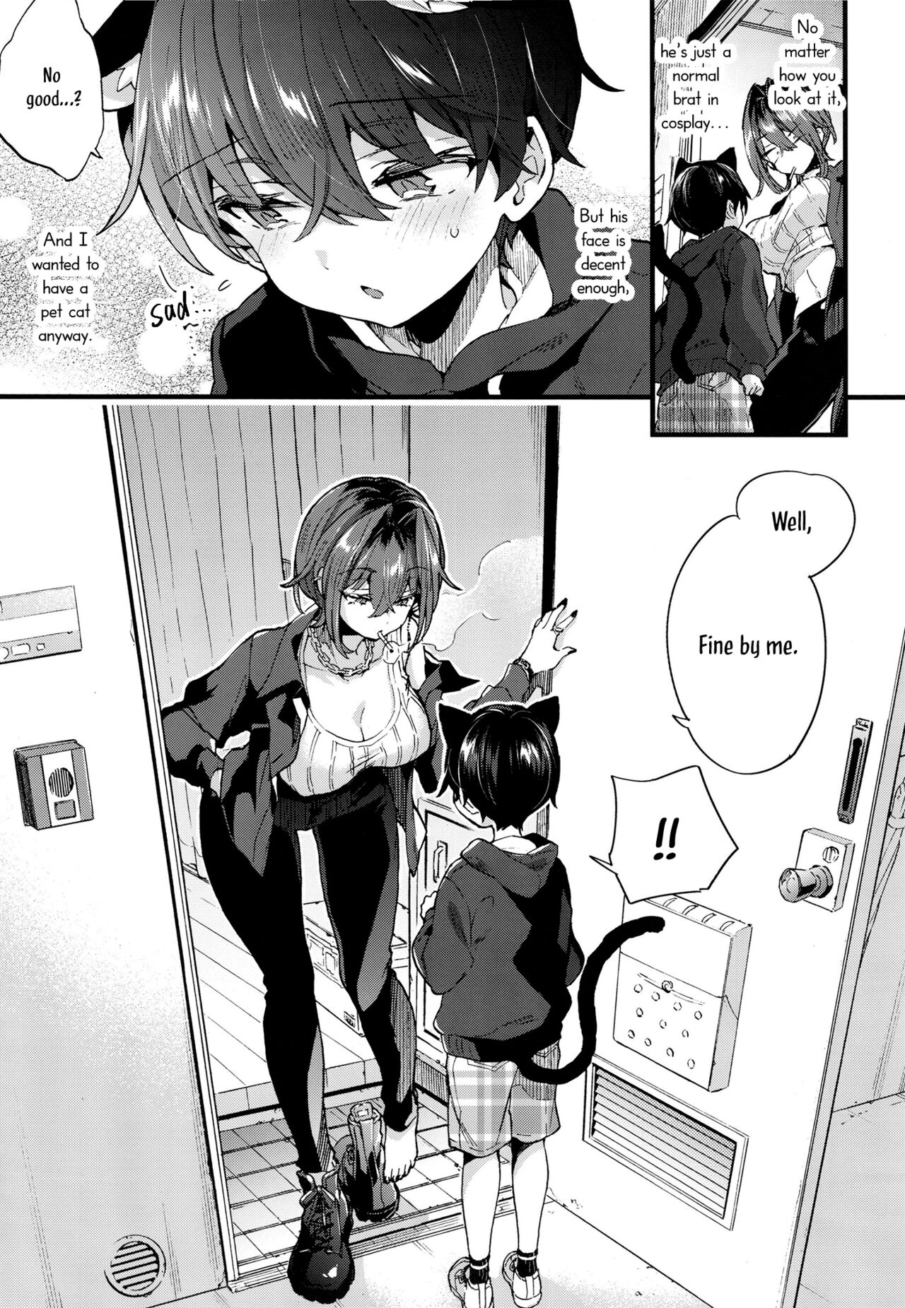 Chotto Kowai Onee-san ni Katte morau Koto ni Narimashita | A kind of scary onee-san took me in as her pet page 6 full