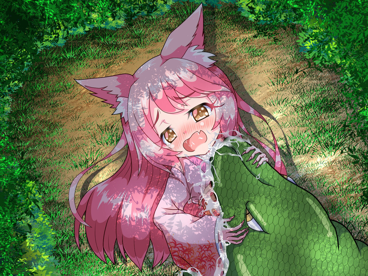 Hebi ni Niramare Marunomi sareta loli Kitsune-chan page 2 full