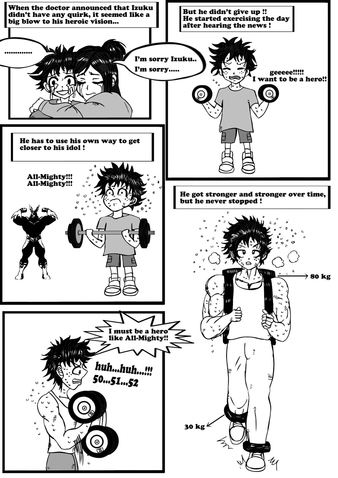The Melancholy of Midoriya page 1 full