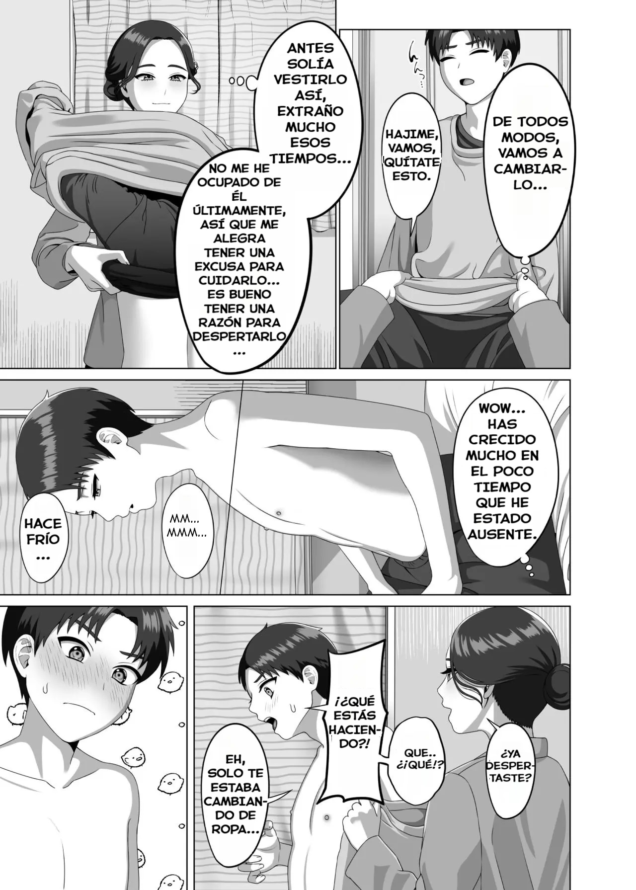 Musuko no Asadachi ni Doki Doki Shichau Okaa-san  Digital page 6 full