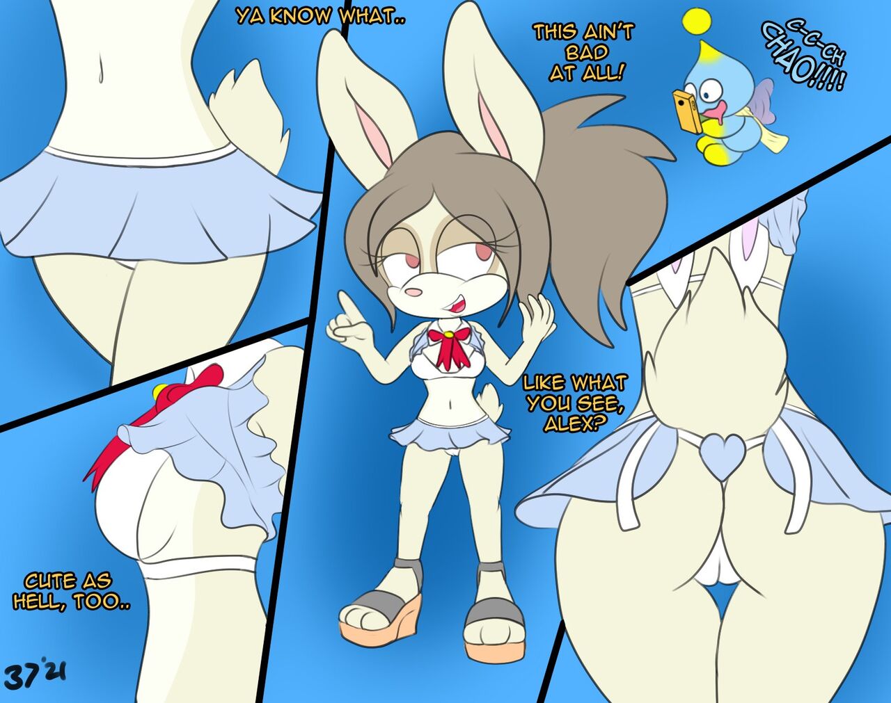 Tomboy Cleans Up page 6 full