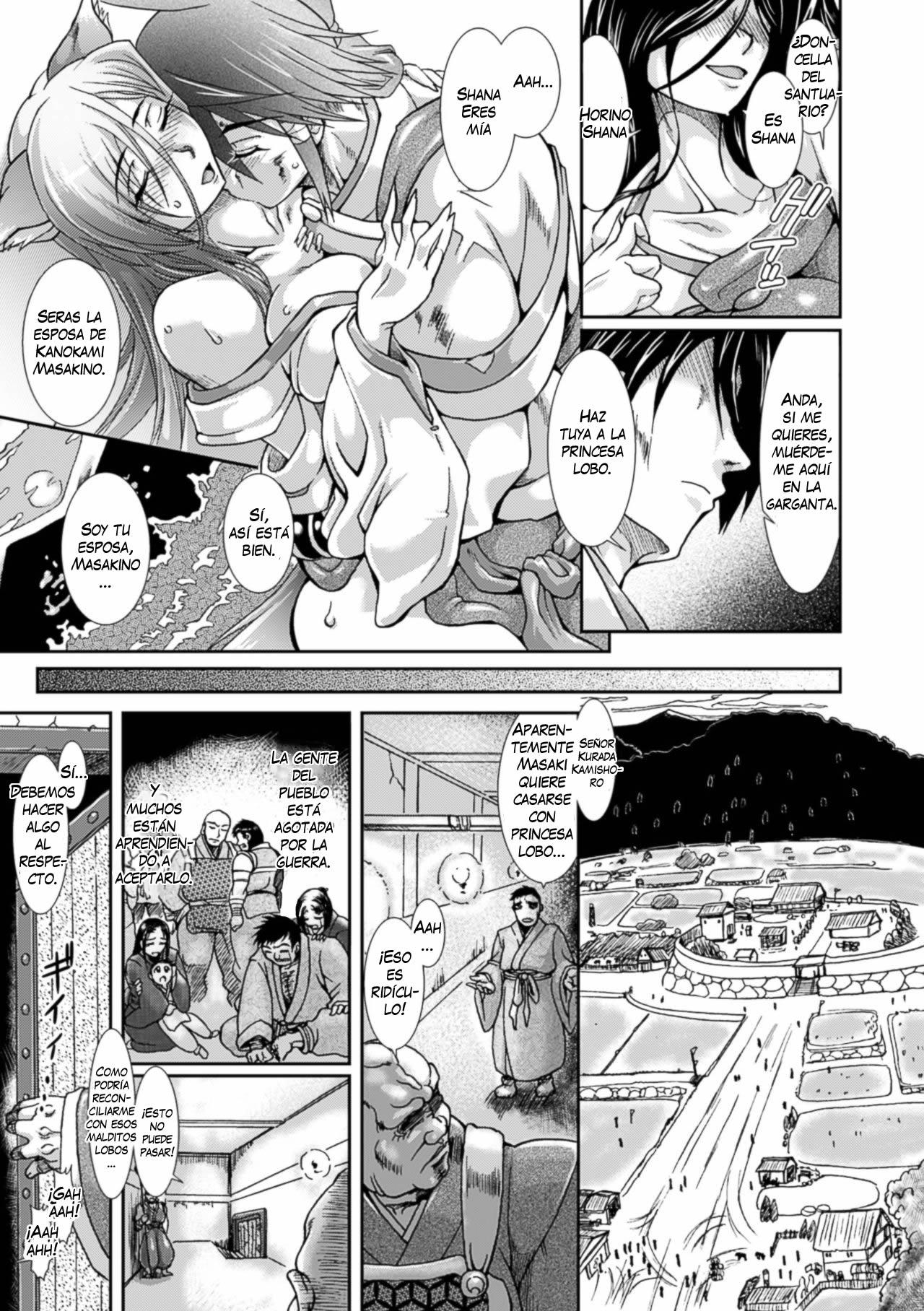 Shokutai no Yoru Ingoku no Chigiri | Noche de Eclipse La Princesa Lobo page 8 full