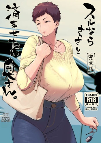 Suru nara Sassato Sumasetai Oku-san. Kanzenban cover