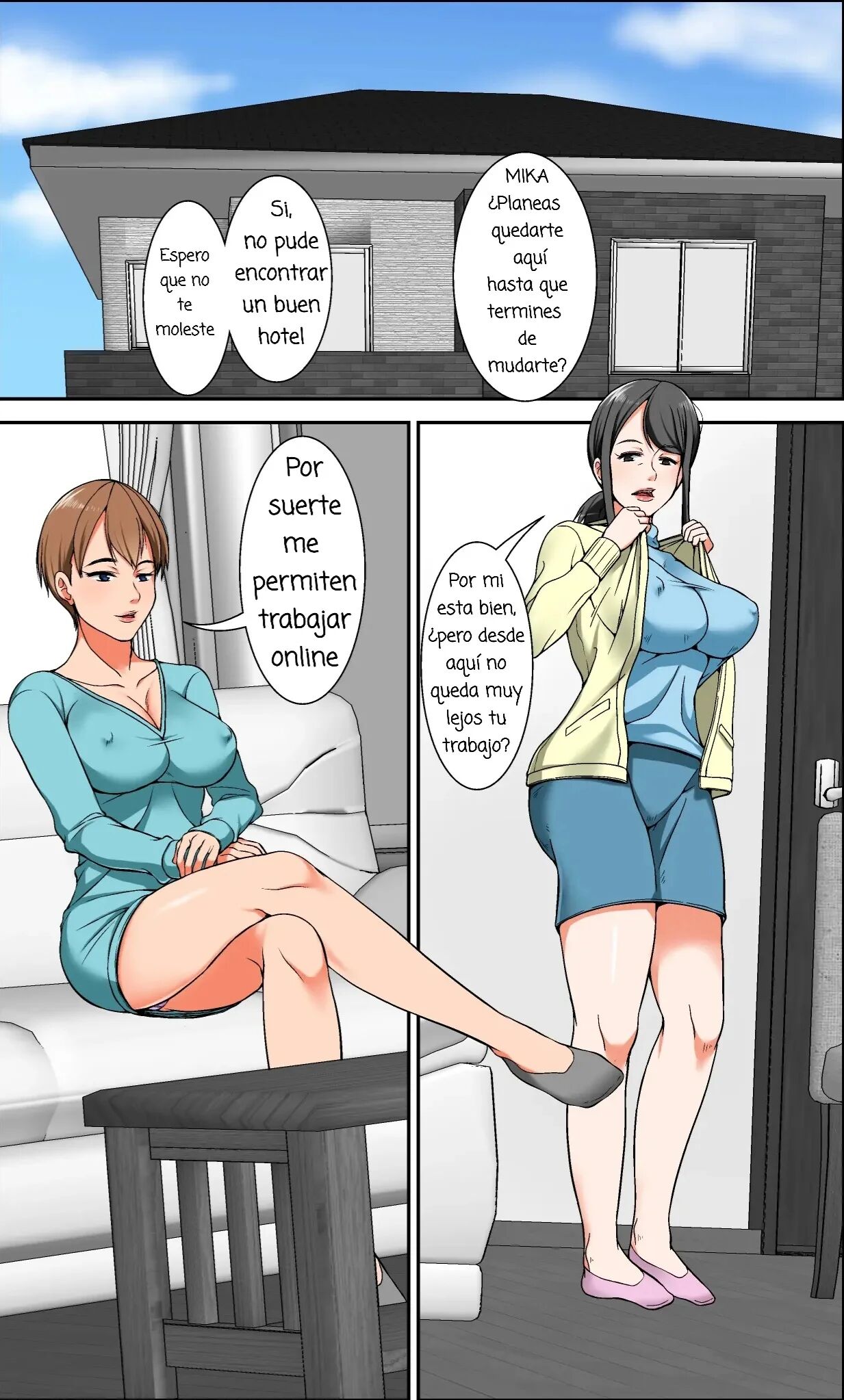 Hahaoya to SEX shiyou to shitara cho binkan taishitsu no oba ga wana ni kakatta hanashi page 2 full