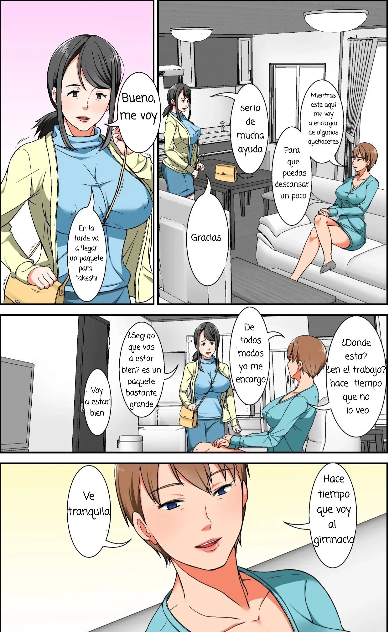 Hahaoya to SEX shiyou to shitara cho binkan taishitsu no oba ga wana ni kakatta hanashi page 3 full