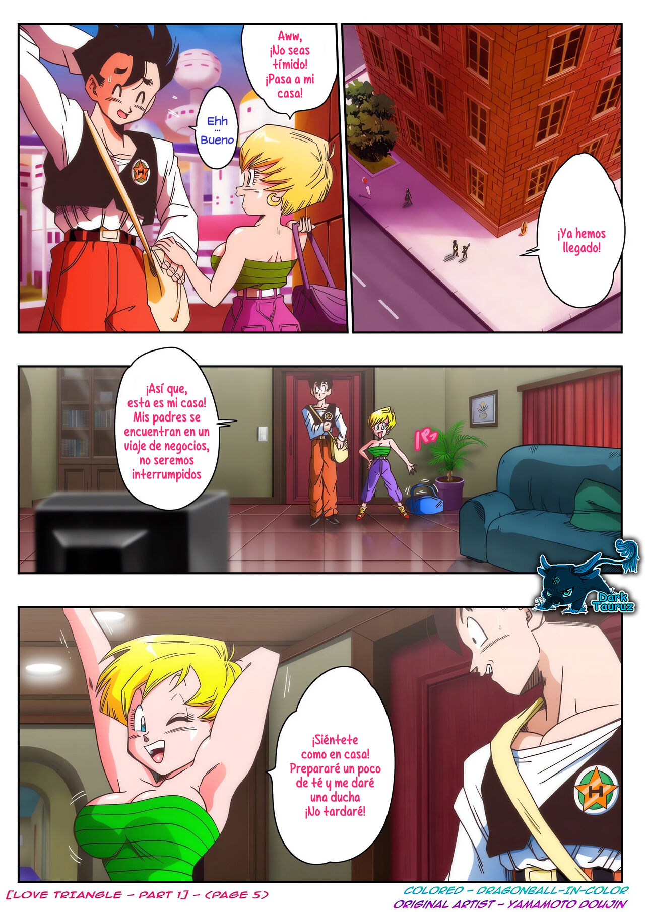 DagonBall - Triangulo Amoroso Z Parte 1 - Gohan conoce a Erasa page 5 full
