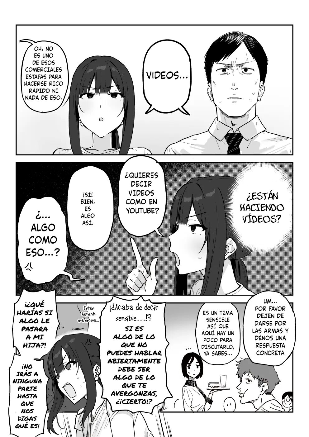 TAKESAKI KAORI  HACE SU DEBUT EN UN DOUJI AV EN LUGAR DE SU HIJA page 8 full