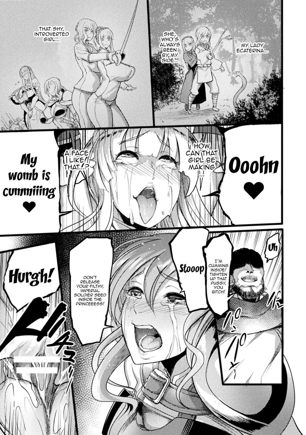 Teikoku no Nikubenki ~Otosareta Hime to Onna Kishi~ | The Empires Meat Toilet ~The Fallen Knight and Princess~ page 9 full