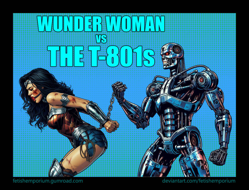 Wonder Woman vs Terminators page 1 full