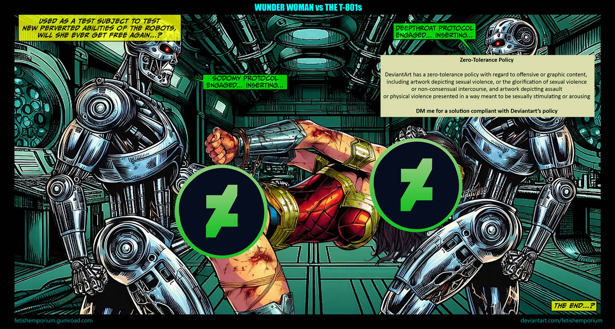 Wonder Woman vs Terminators page 6 full
